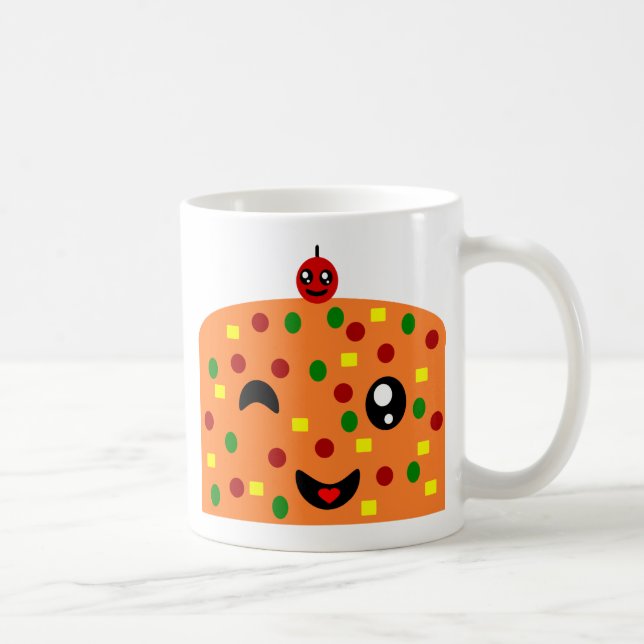 Mr. Fruitcake the Fruitcake mug (Right)