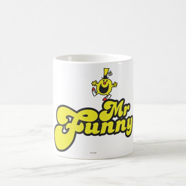 Mr. Funny Dancing On His Name Coffee Mug (Center)