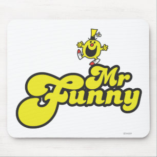 Mr. Funny Dancing On His Name Mouse Pad