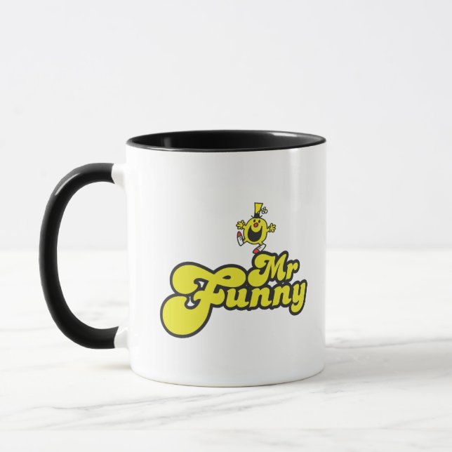 Mr. Funny Dancing On His Name Mug (Left)