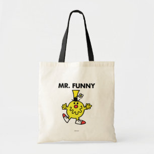 Mr. Funny Funny Face Tote Bag