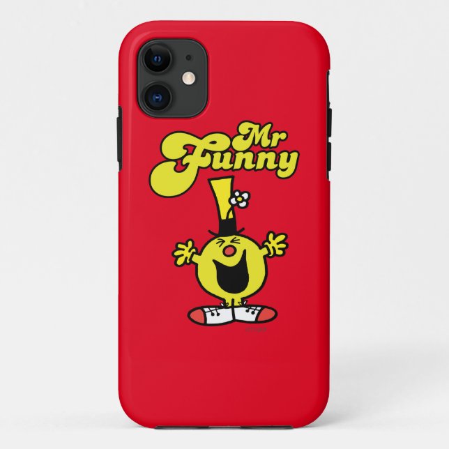 Mr. Funny Laughing Hysterically Case-Mate iPhone Case (Back)