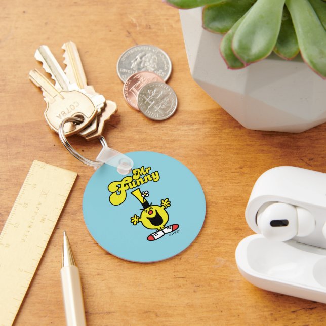 Mr. Funny Laughing Hysterically Key Ring (Desk)