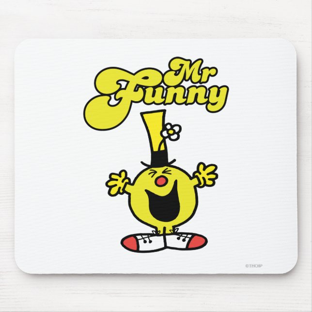 Mr. Funny Laughing Hysterically Mouse Pad (Front)
