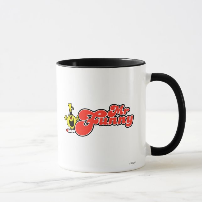 Mr. Funny | Red Lettering Mug (Right)