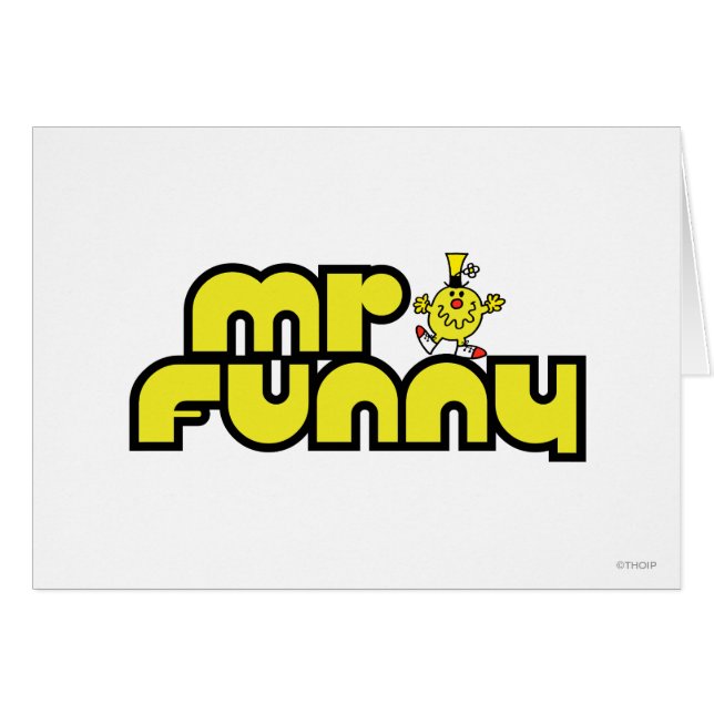 Mr. Funny | Yellow Lettering (Front Horizontal)