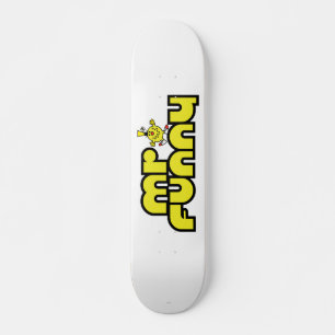 Mr. Funny   Yellow Lettering Skateboard