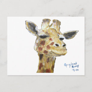"Mr. G. Giraffe" Horizonal Postcard