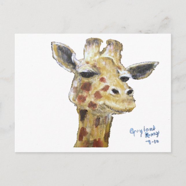 "Mr. G. Giraffe" Horizonal Postcard (Front)