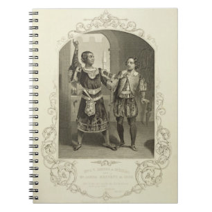 Mr G. V. Brooke as Othello and James Bennett as Ia Notebook