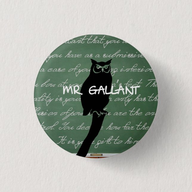 Mr. Gallant Button (Front)