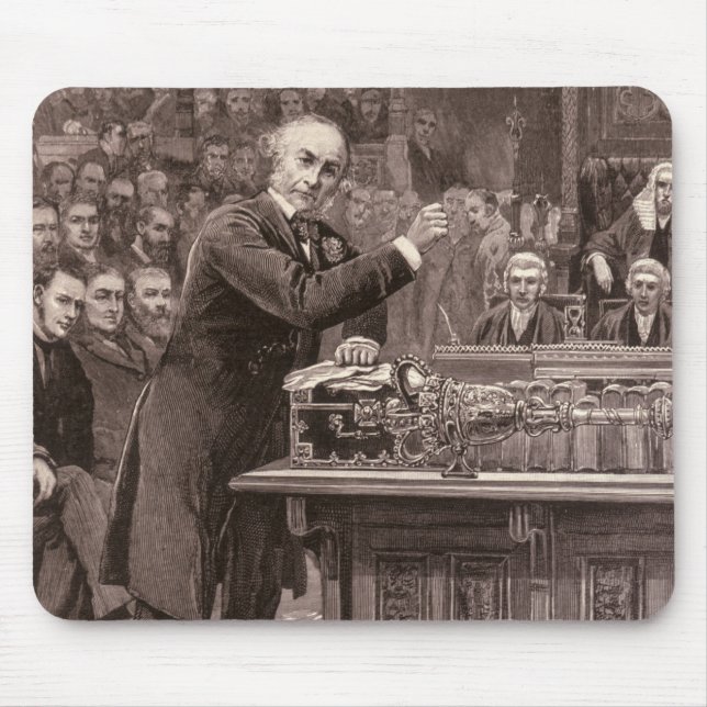 Mr. Gladstone Mouse Pad (Front)