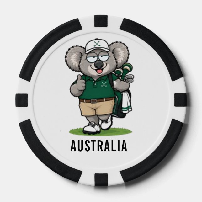 Mr golf-mad koala Chips (Front)