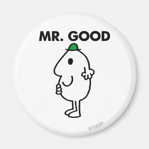Mr. Good Green Hat Magnet