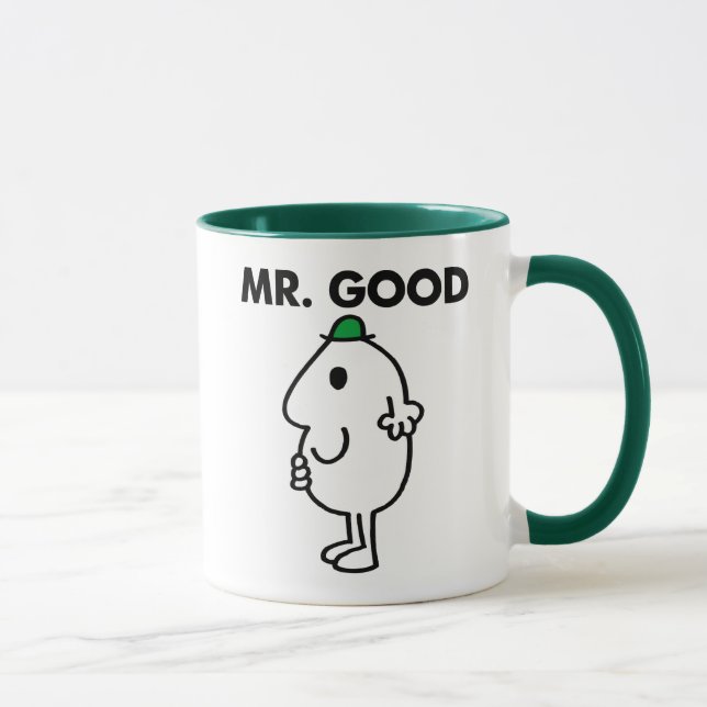 Mr. Good | Green Hat Mug (Right)