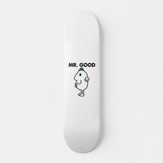 Mr. Good | Green Hat Skateboard (Front)