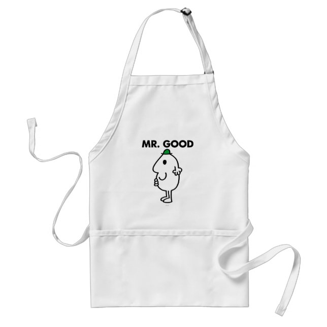 Mr. Good | Green Hat Standard Apron (Front)