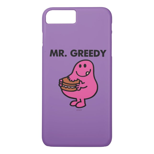 Mr. Greedy Eating Cake Case-Mate iPhone Case (Back)