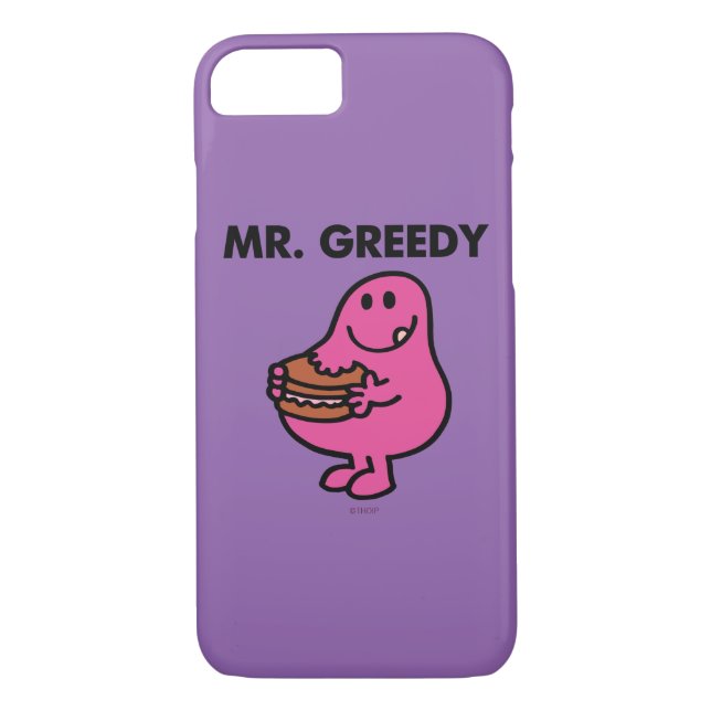 Mr. Greedy Eating Cake Case-Mate iPhone Case (Back)