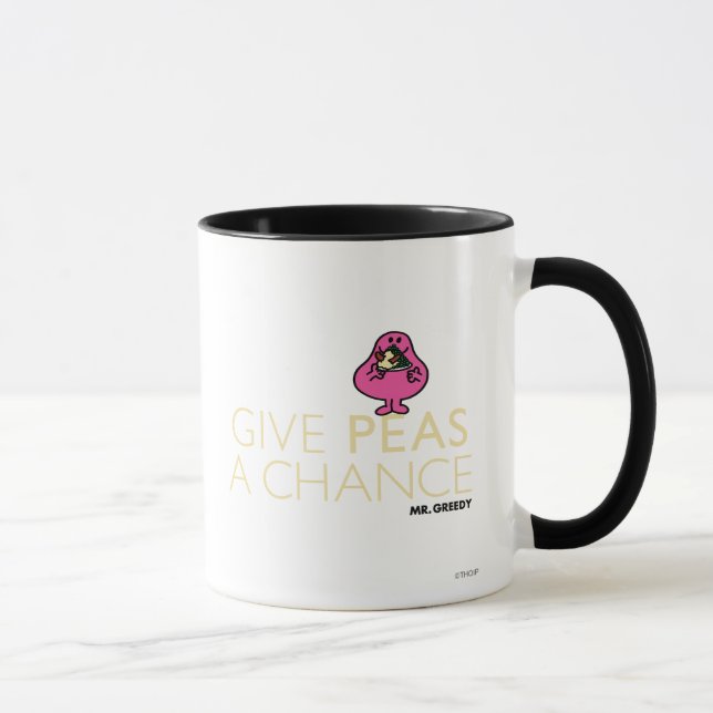 Mr. Greedy | Give Peas A Chance Mug (Right)