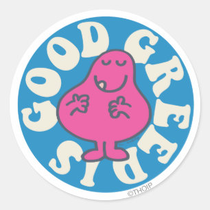 Mr. Greedy   Greed Is Good Classic Round Sticker