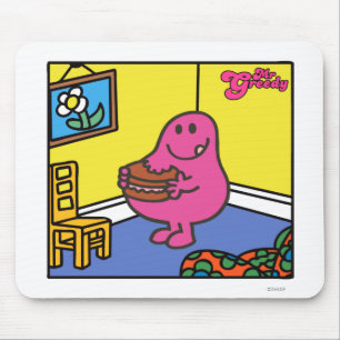 Mr. Greedy   Living Room Eating Mouse Pad