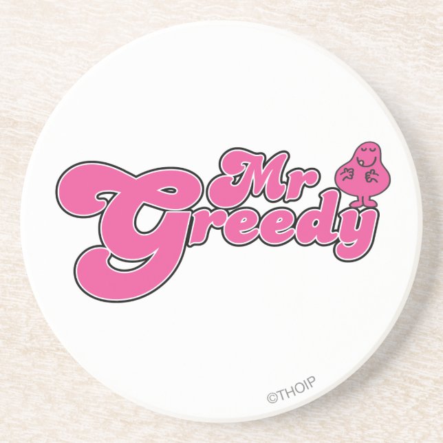 Mr. Greedy Standing Around Coaster (Front)