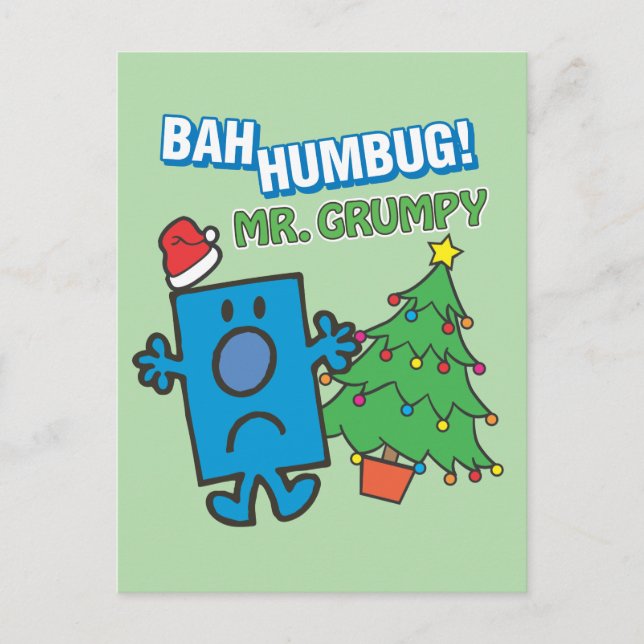 Mr. Grumpy | Bah Humbug Postcard (Front)
