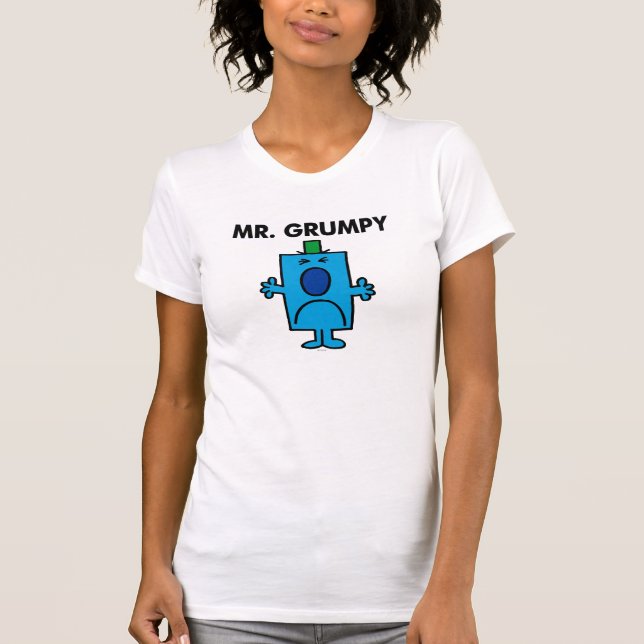 Mr. Grumpy | Frowning Face Baby T-Shirt (Front)