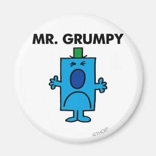 Mr. Grumpy Frowning Face Magnet
