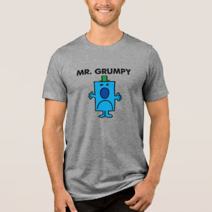 Mr. Grumpy   Frowning Face Tri-Blend Shirt