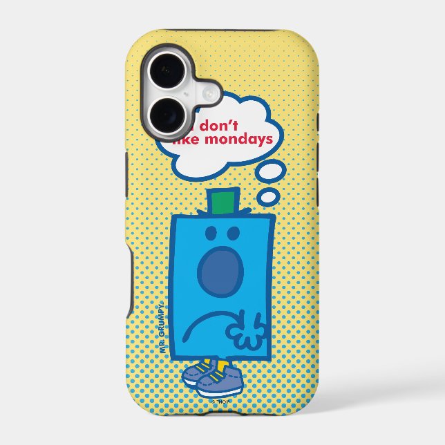 Mr Grumpy | I Don't Like Mondays Thought Bubble (Back)