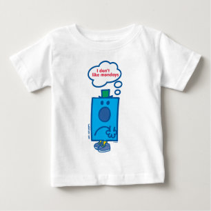 Mr Grumpy   I Don't Like Mondays Thought Bubble Baby T-Shirt