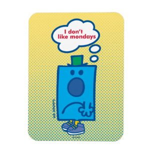 Mr Grumpy   I Don't Like Mondays Thought Bubble Magnet