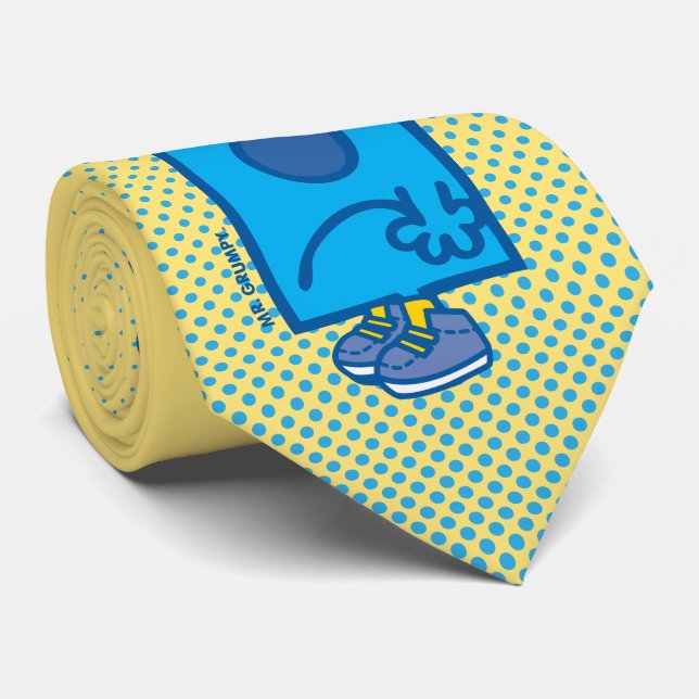 Mr Grumpy | I Don't Like Mondays Thought Bubble Tie (Rolled)