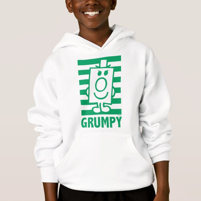 Mr Grumpy | Mischievous Grin and Green Stripes (Front)
