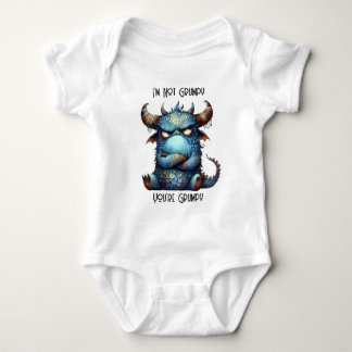 Mr. Grumpy Monster Baby Bodysuit