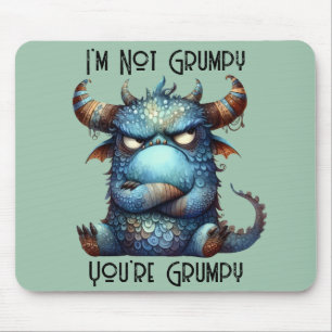 Mr. Grumpy Monster Mouse Pad