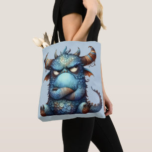 Mr. Grumpy Monster Tote Bag