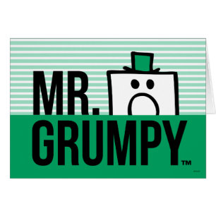 Mr Grumpy Peeking Head Over Name