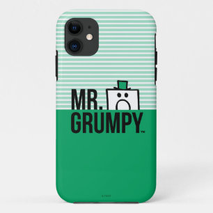 Mr Grumpy   Peeking Head Over Name iPhone 11 Case