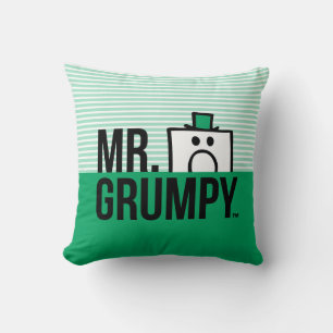 Mr Grumpy   Peeking Head Over Name Cushion