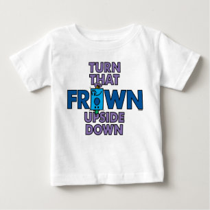 Mr Grumpy   Turn That Frown Upside Down Baby T-Shirt