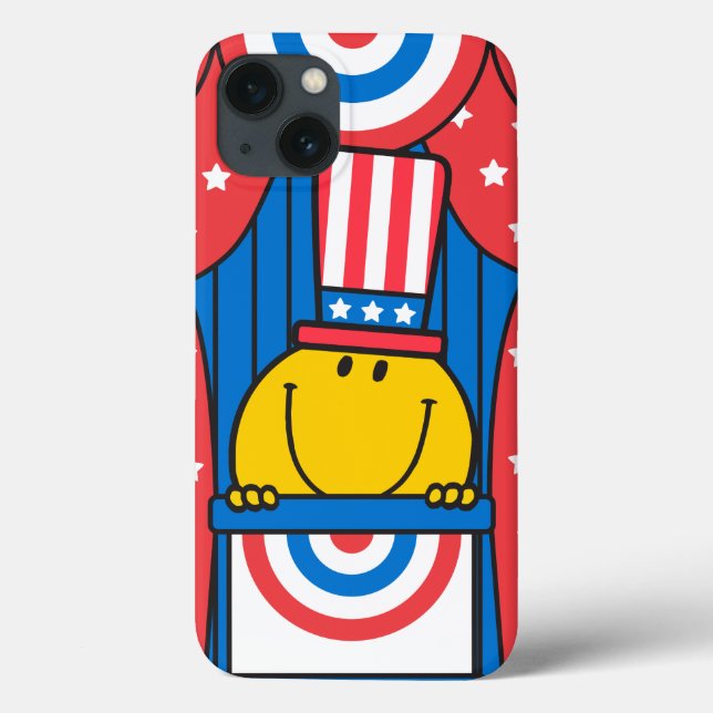 Mr. Happy at the Podium Case-Mate iPhone Case (Back)