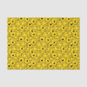 Mr Happy Batch of Yellow Smiles Pattern Tissue Paper