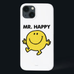 Mr. Happy | Dancing & Smiling iPhone 13 Case<br><div class="desc">Mr. Happy is ready to entertain! Check out the moves on this bright, yellow ball of joy as he dances and waves to make you happy. This ebullient character from the Roger Hargreaves created Mr. Men cartoon and book series would make a wonderful gift for your friends and family. Just...</div>