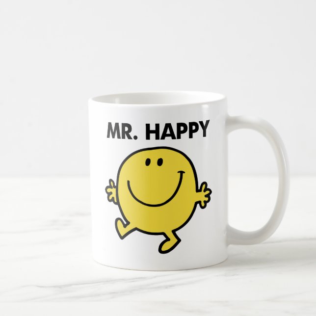 Mr. Happy | Dancing & Smiling Coffee Mug (Right)