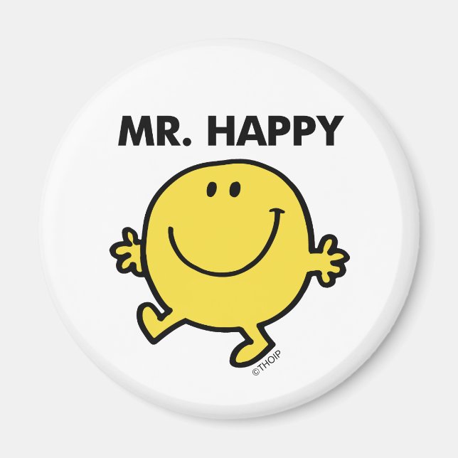 Mr. Happy | Dancing & Smiling Magnet (Front)