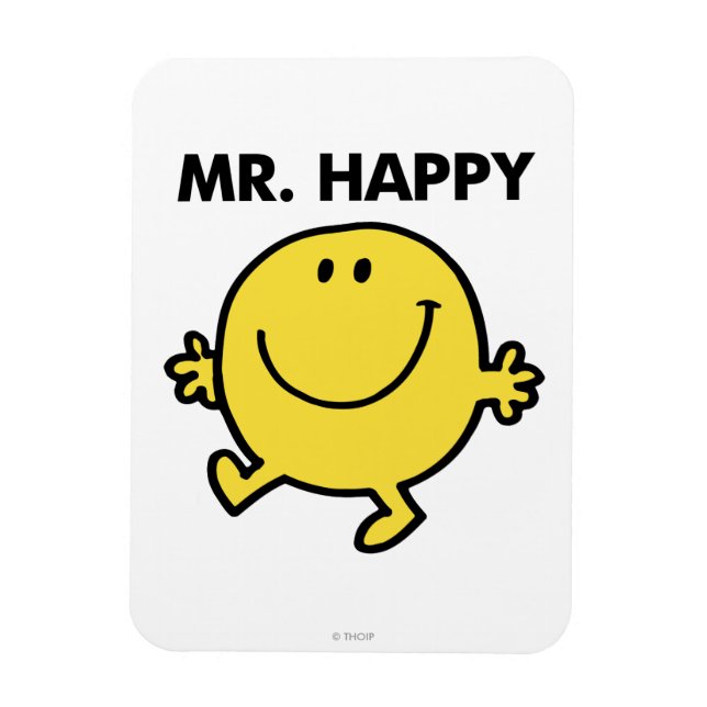 Mr. Happy | Dancing & Smiling Magnet (Vertical)