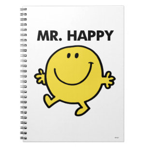Mr. Happy   Dancing & Smiling Notebook